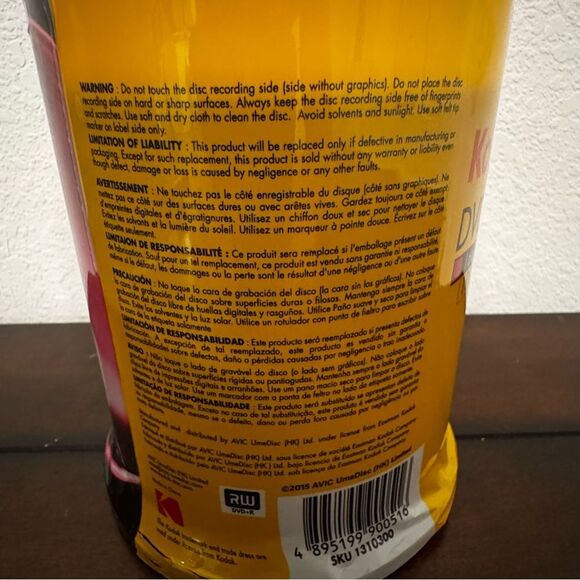 KODAK DVD-R 16X 4.7Gb 120min *100 pack *NEW. Read Discription - Picture 4 of 6